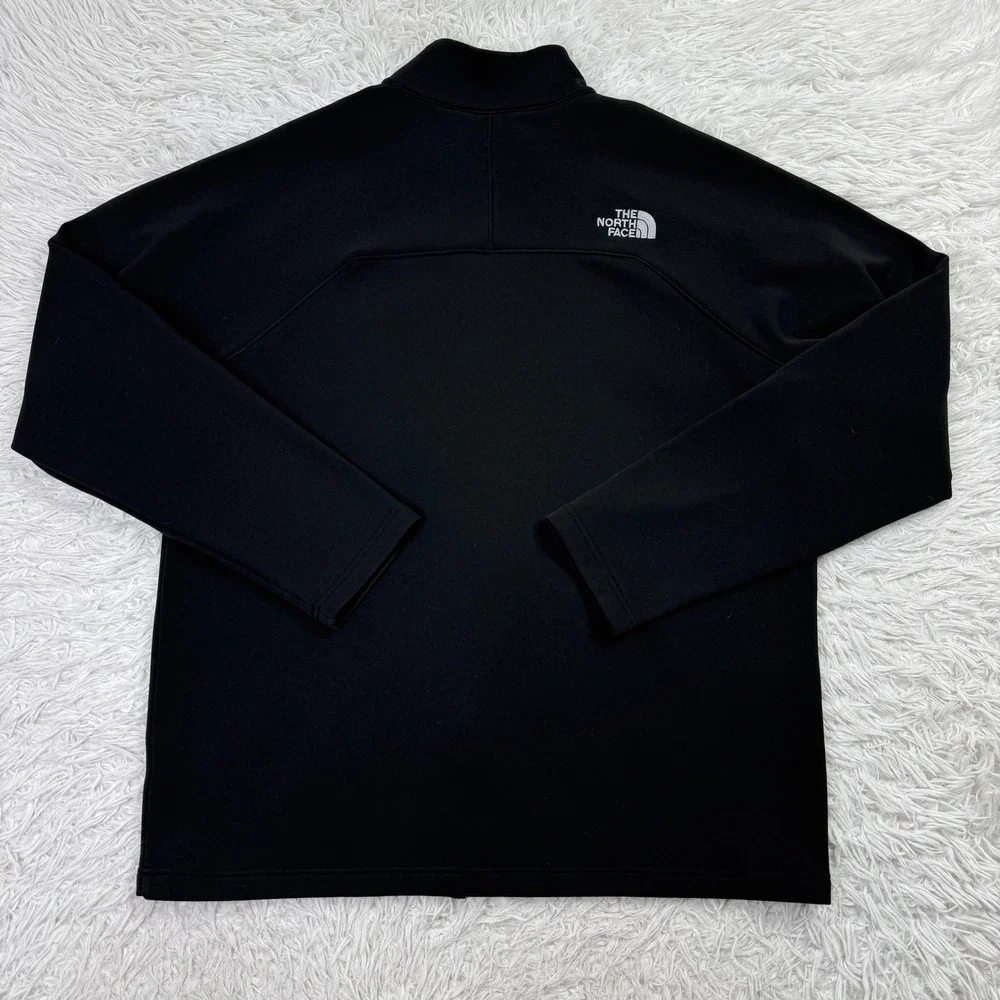 North Face Jacket Mens Extra Large Black Tenacious Full Zip Fleece Mock Neck XL